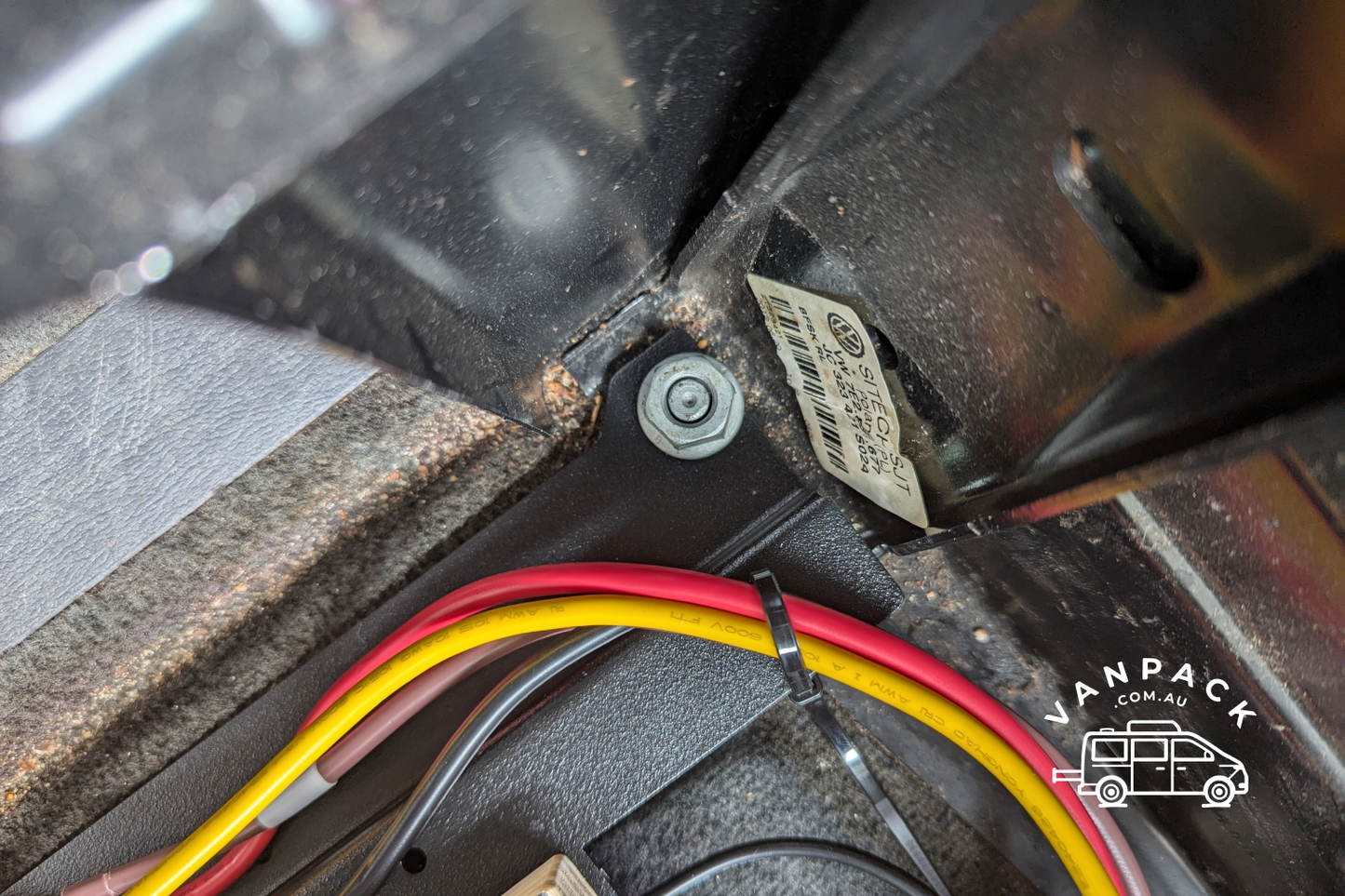 Transporter Under Seat Battery Mounting Plate