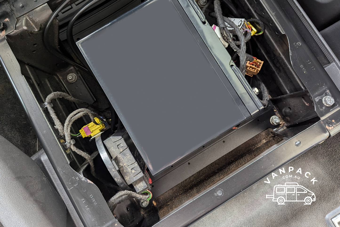 Transporter Under Seat Battery Mounting Plate