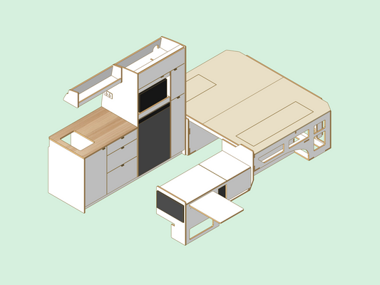 HiAce H300 SLWB Campervan Fit Out