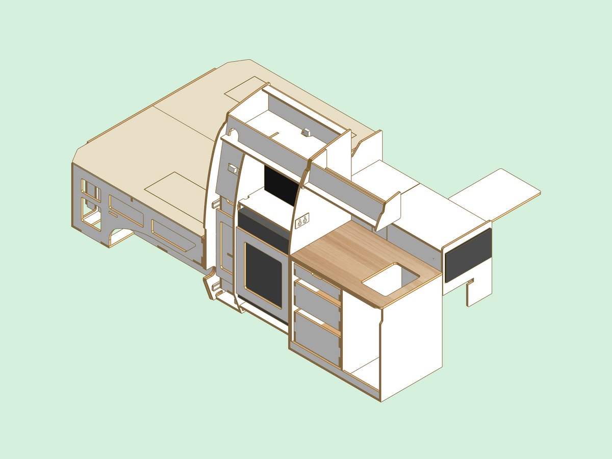 HiAce H300 SLWB Campervan Fit Out